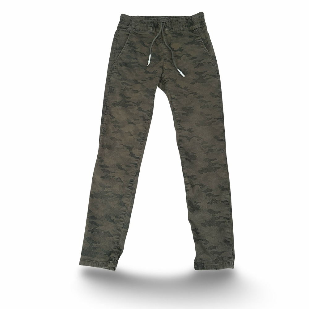 Bevy Flog Camo Print Drawstring Jogger‎ Pants Israel Olive Green Size 25